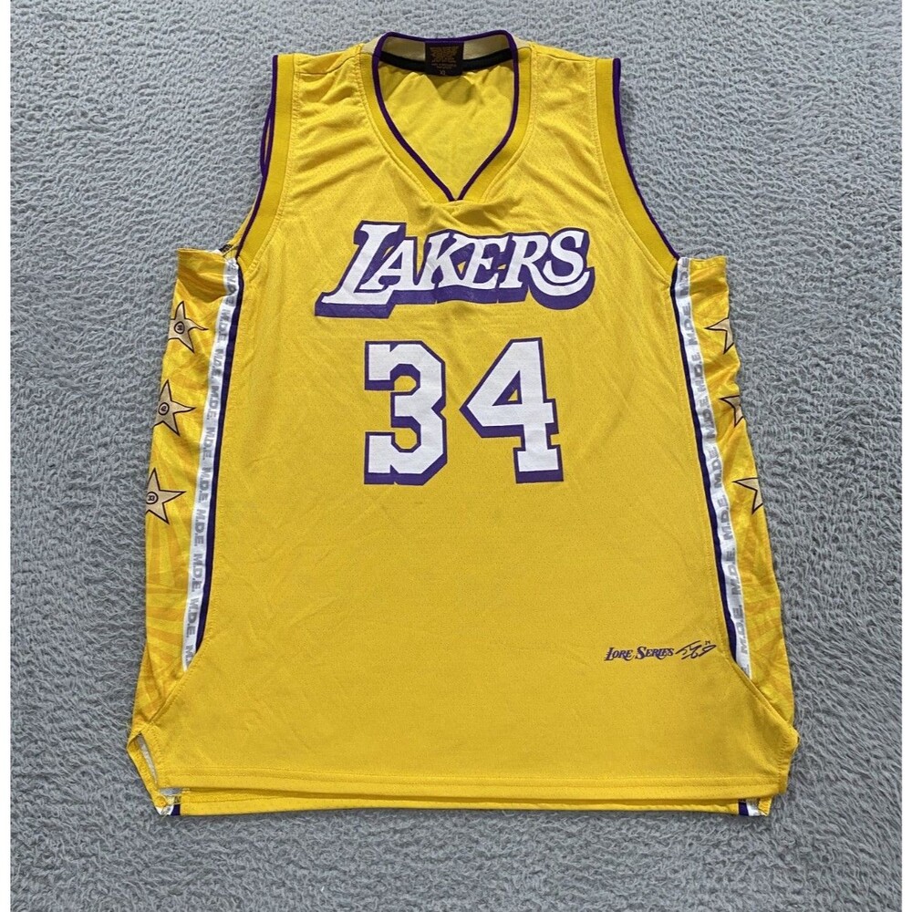 Shaquille O'neal Jersey Mens Extra Large Los Angeles Lakers Lore Series